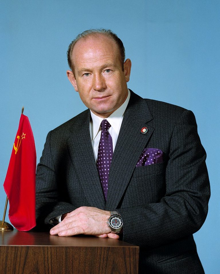 Photo of Soviet Cosmonaut Aleksey Leonov